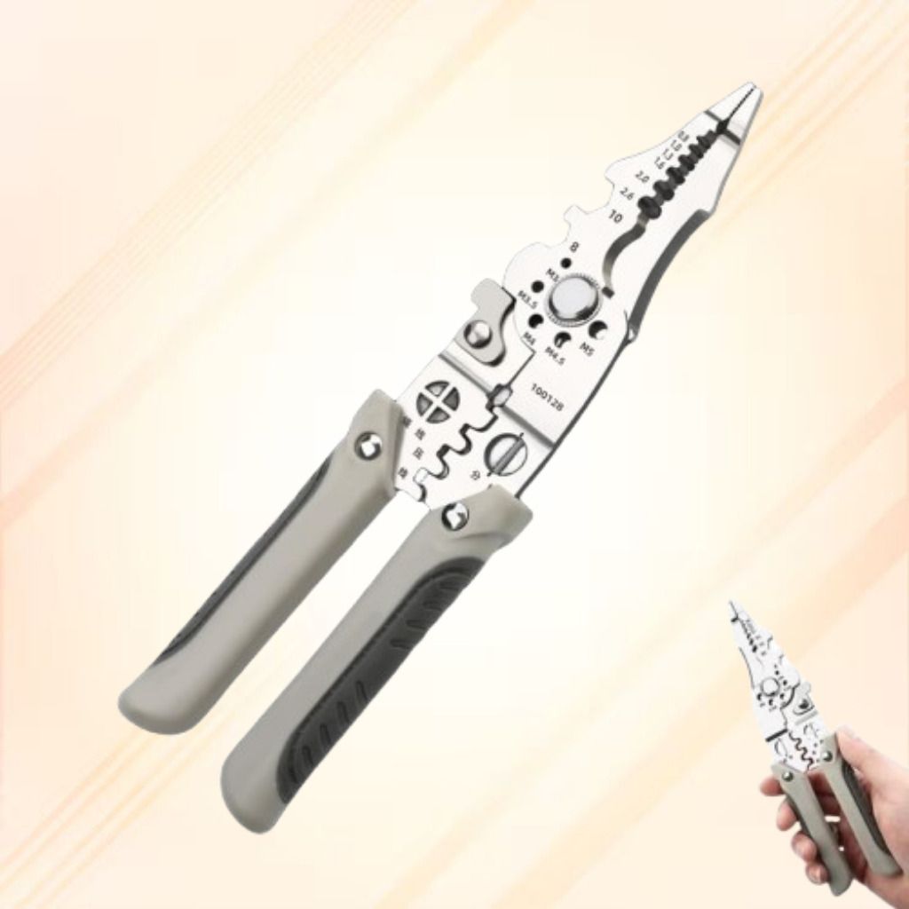 ashaka High-Utility Wire Stripper, Crimper, and Bolt Cutter High-Utility Wire Stripper, Crimper, and Bolt Cutter Wire Cutter-picture-3
