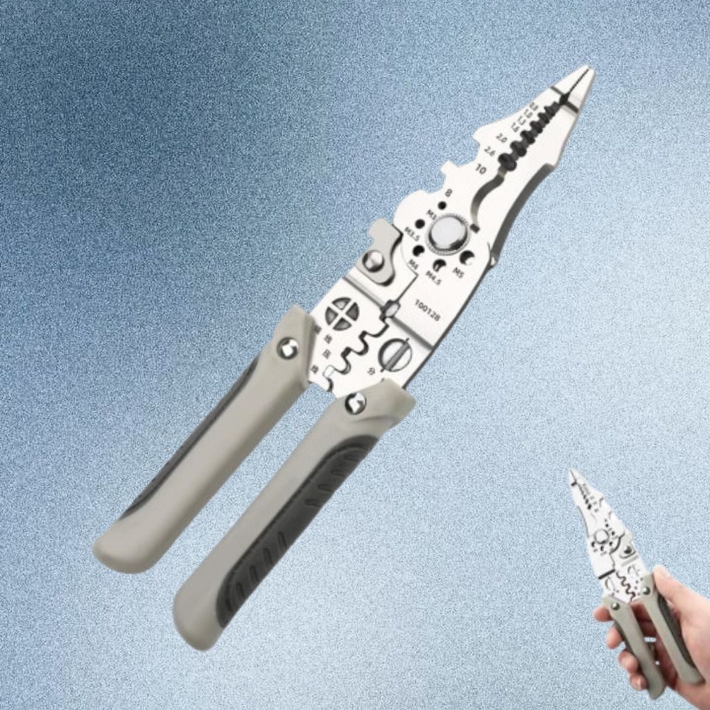 jashikumi Professional Multi-Function Wire Stripper and Crimper Professional Multi-Function Wire Stripper Wire Cutter-picture-42