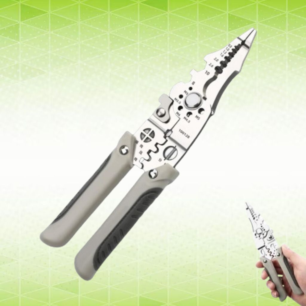 ashaka Versatile Wire Stripping, Cutting, and Crimping Hand Tool Versatile Wire Stripping, Cutting, and Crimping Plier Wire Cutter-picture-28