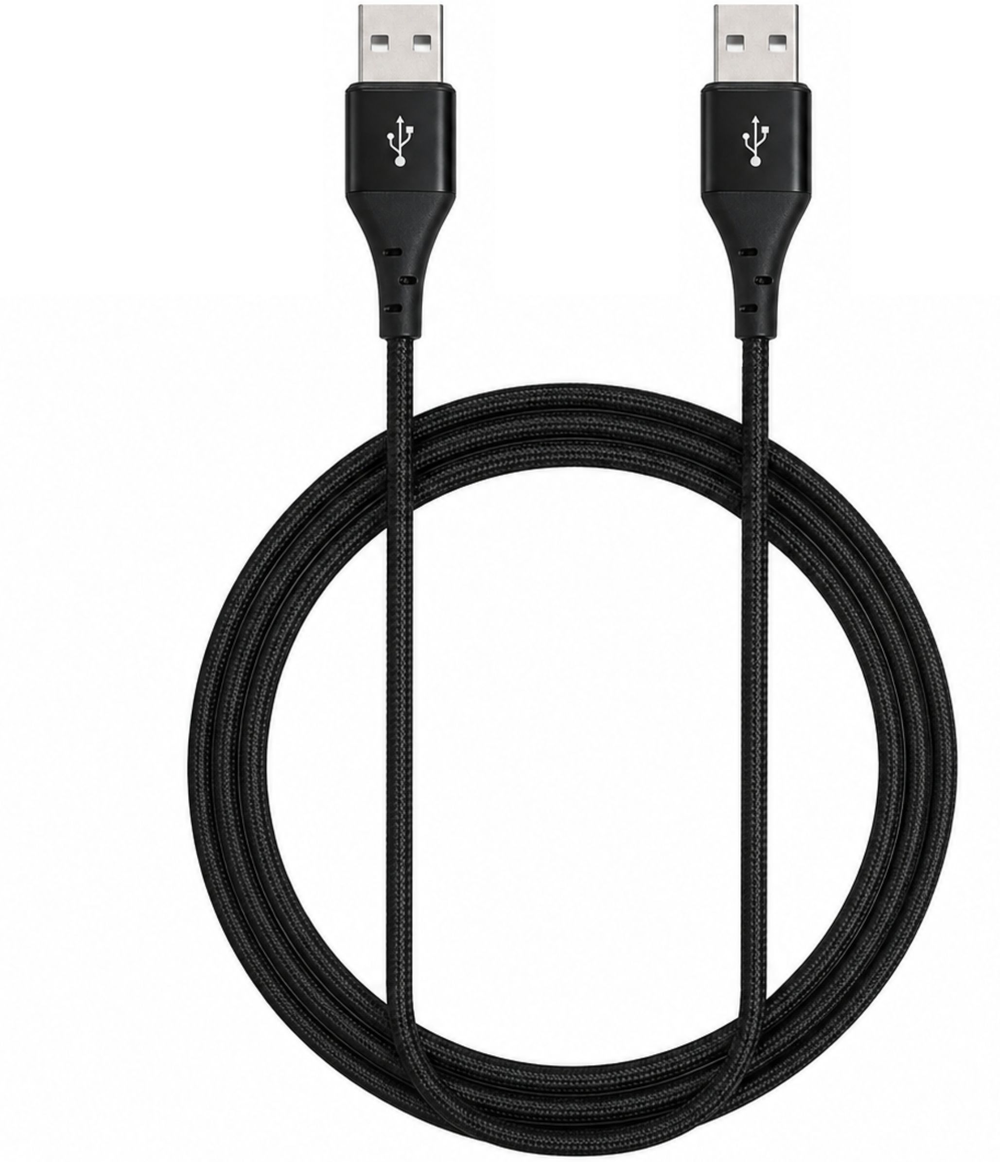 Sulania Reversible USB 2.0 2.4 A 1.5 m Braided Heavy Duty USB Type A Male Braided Connection Cable Black-image-40