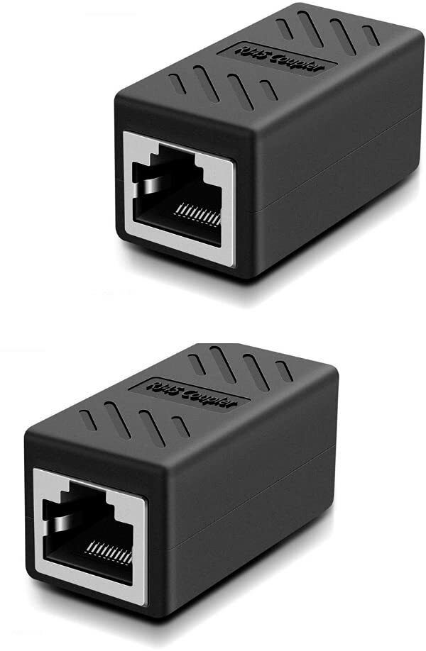 Civon 2 Pcs RJ45 female to Female connector coupler lan adapter For Cat5e/Cat6/Cat7 Lan Adapter-picture-28