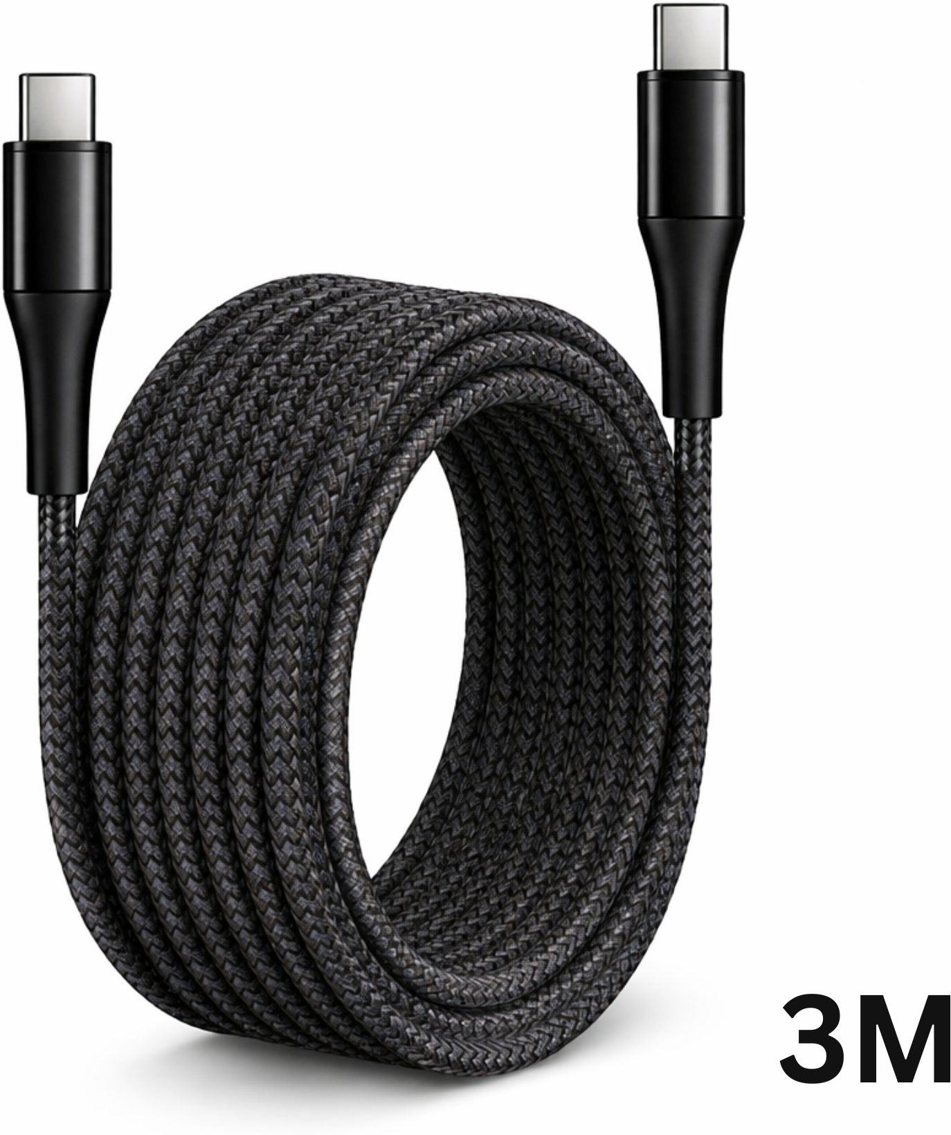 Sulania Type C 3 m 100W Type C to Type C Nylon Braided 3 Meter E Mark Chip Datacable-image-28