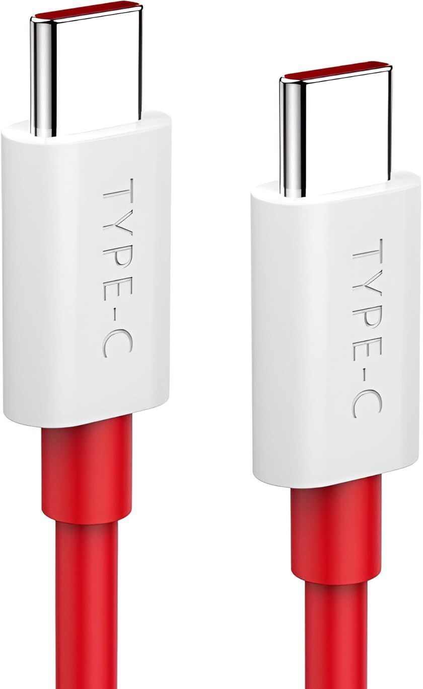 HexaGear USB Type C Cable 2 A 1 m Copper braiding 100W USB C PD Fast Charging Cable Type C High Speed Red Data Wire-picture-37