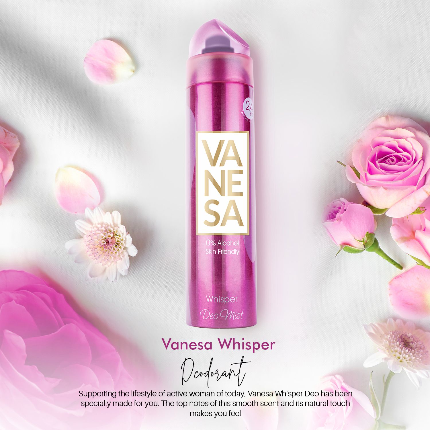 vanesa Whisper Deodorant Spray - For Women-picture-32
