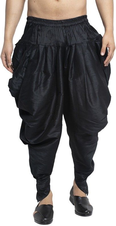 Bontestitch Men's Dupion Silk Dhoti ||Men Elastic Readymade Dhoti Ready to Wear Solid Men Dhoti-picture-17