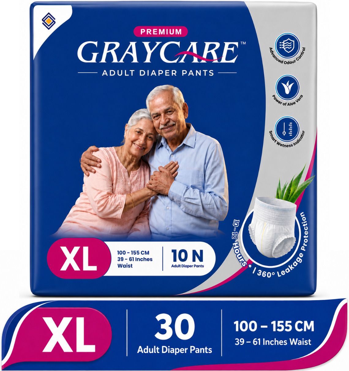 Premium Unisex Pull-Up Pants Soft & Comfortable Fit Adult Diapers - XL-image-21