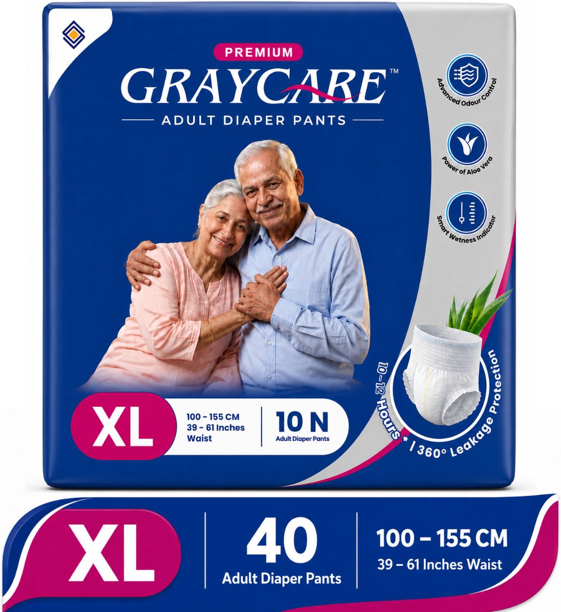 Premium Unisex Pull-Up Pants Soft & Comfortable Fit Adult Diapers - XL-image-22