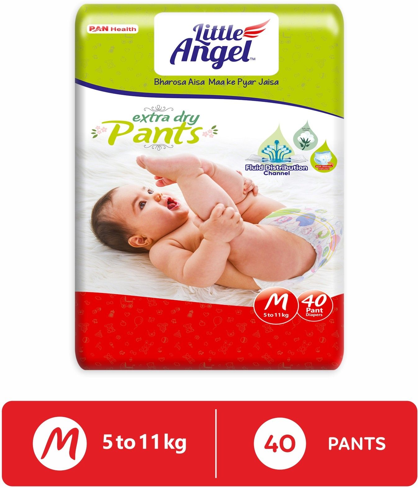 little angel Baby Diaper Pants, - M-picture-25