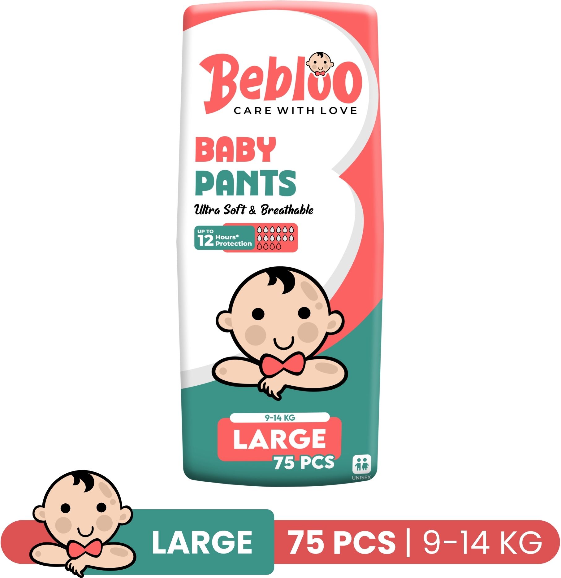 Newly Improved Classic Soft Baby Diaper Pants | - L-image-36