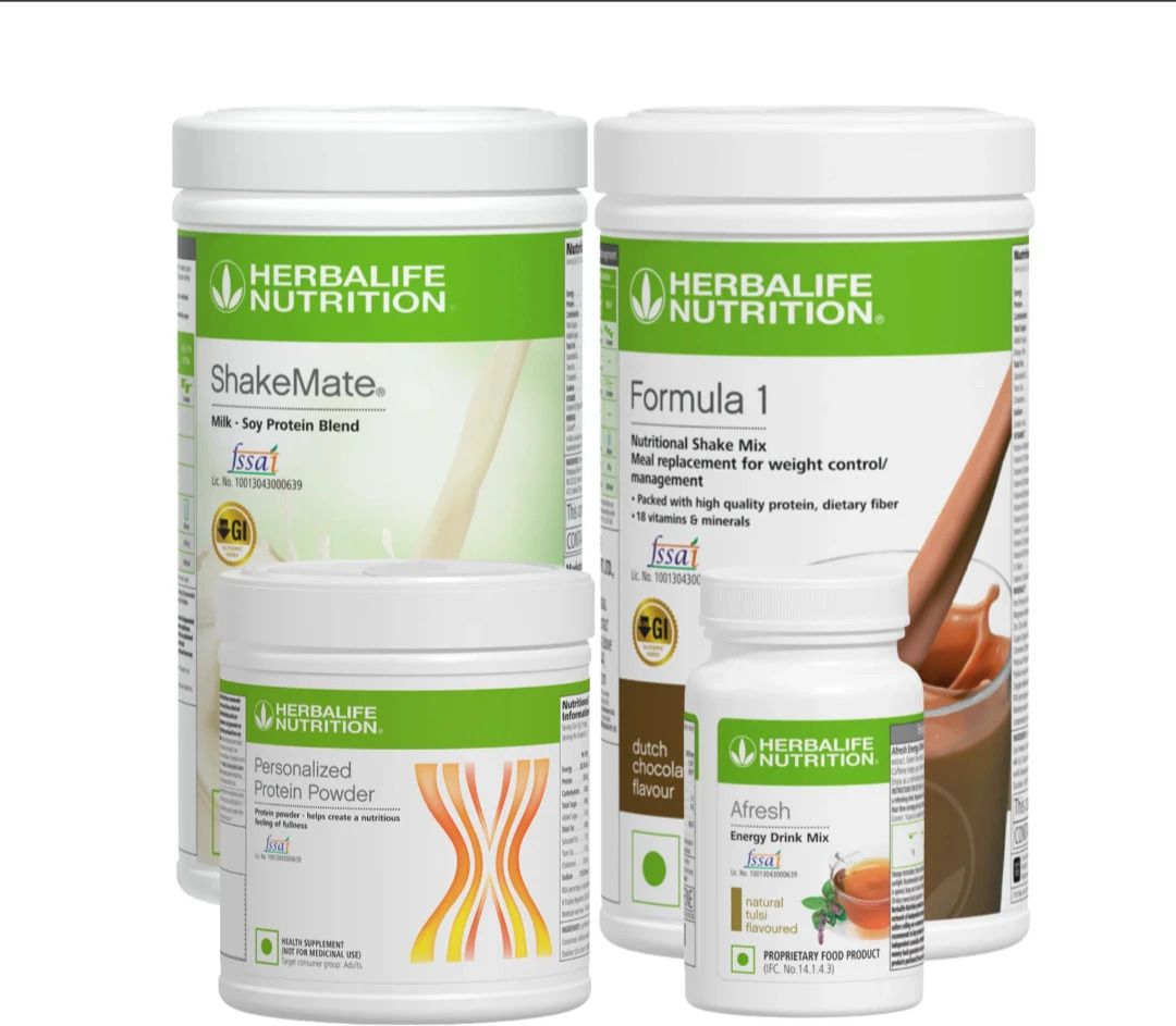 herbalife nutrition FORMULA-1 SHAKE-CHOCLATE-PROTEIN 200GM,TULSI AFRESH AND SHAKEMATE PACK-picture-16