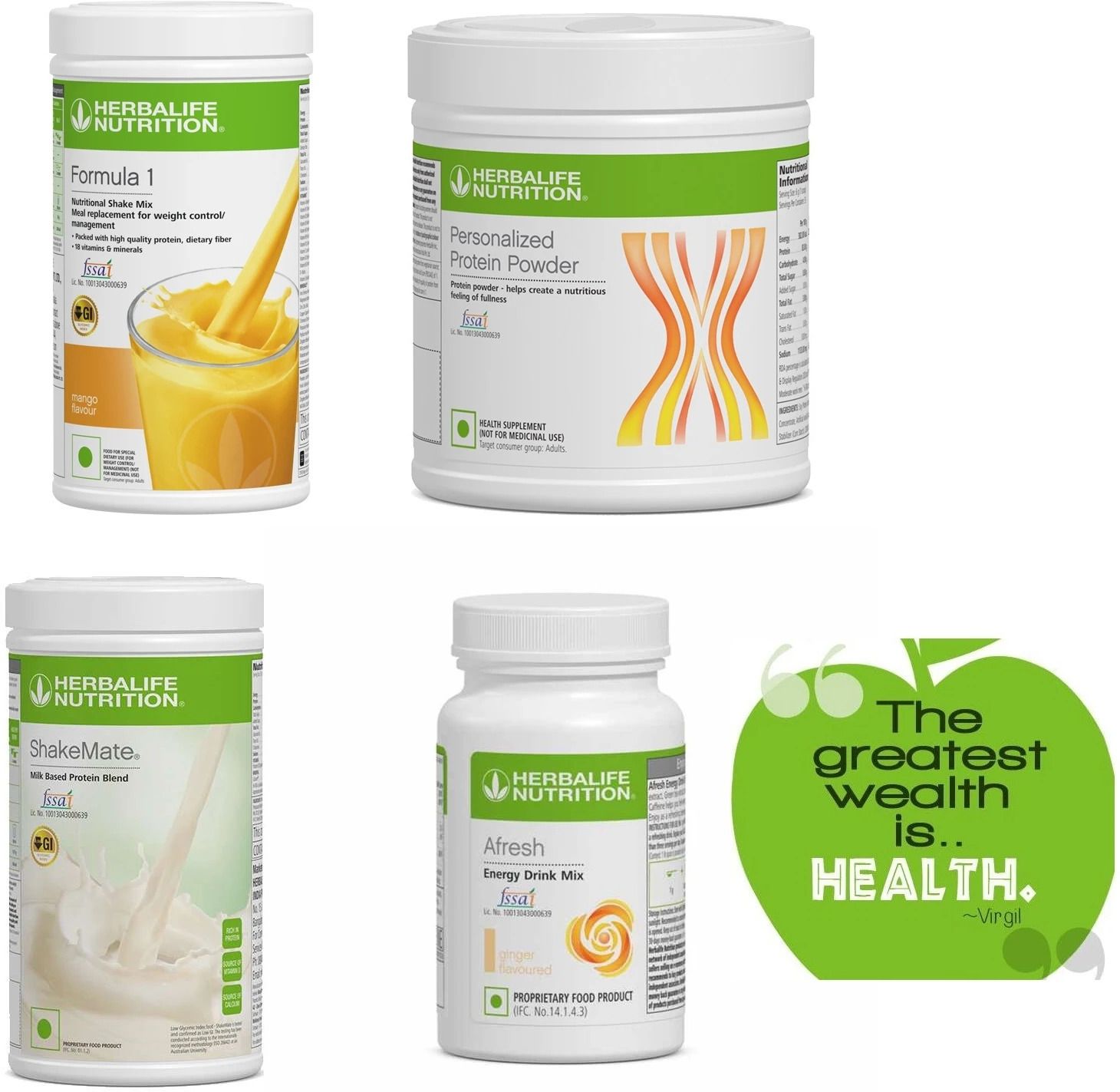 herbalife nutrition FORMULA 1 SHAKE BANANA-PROTEIN POWDER 200GM,AFRESH TULSI AND SHAKEMATE COMBO-picture-44