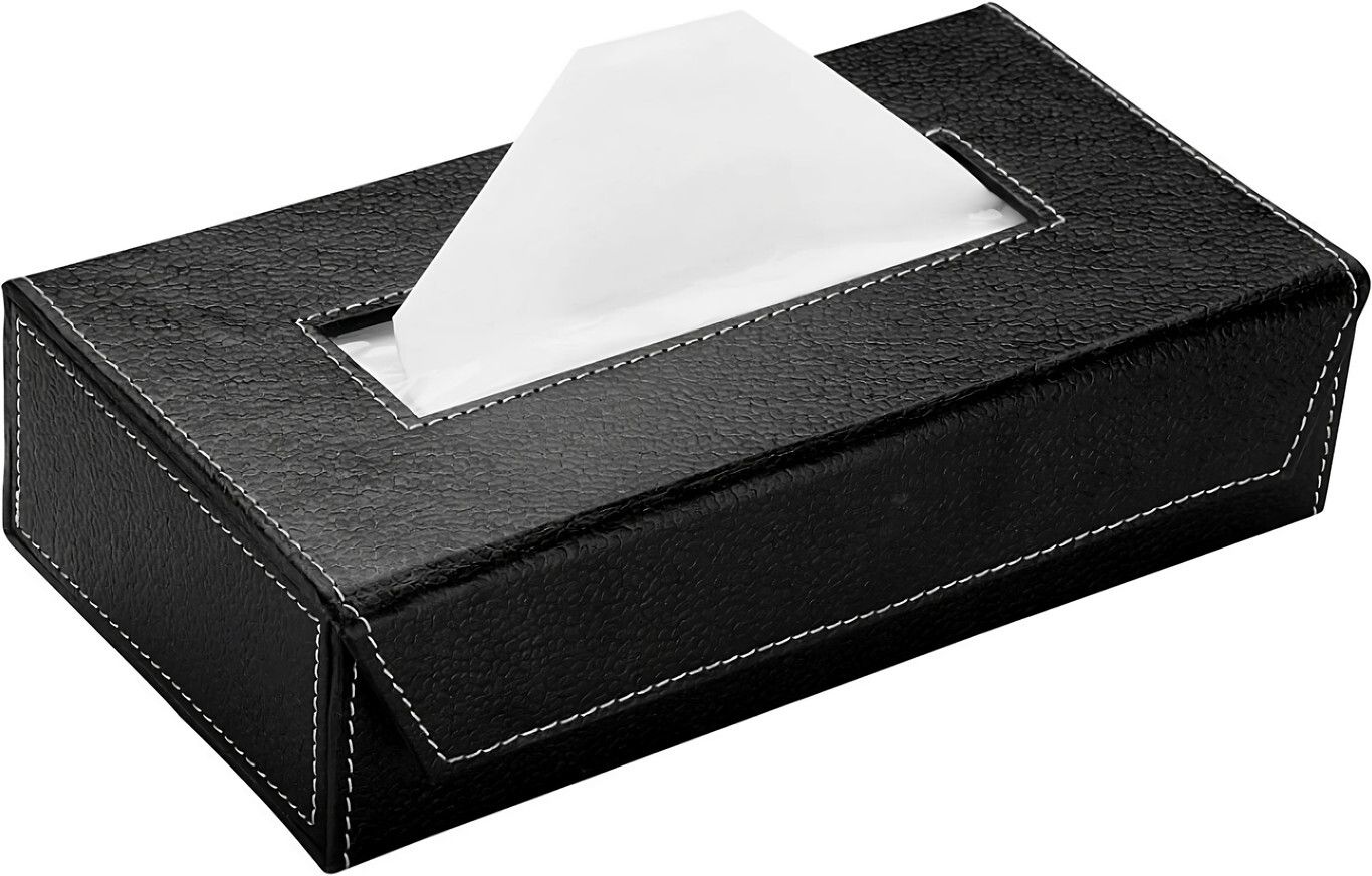 enmora Tissue Holder for Office, Car and Home, Black and Beige MX6 Vehicle Tissue Dispenser-picture-35