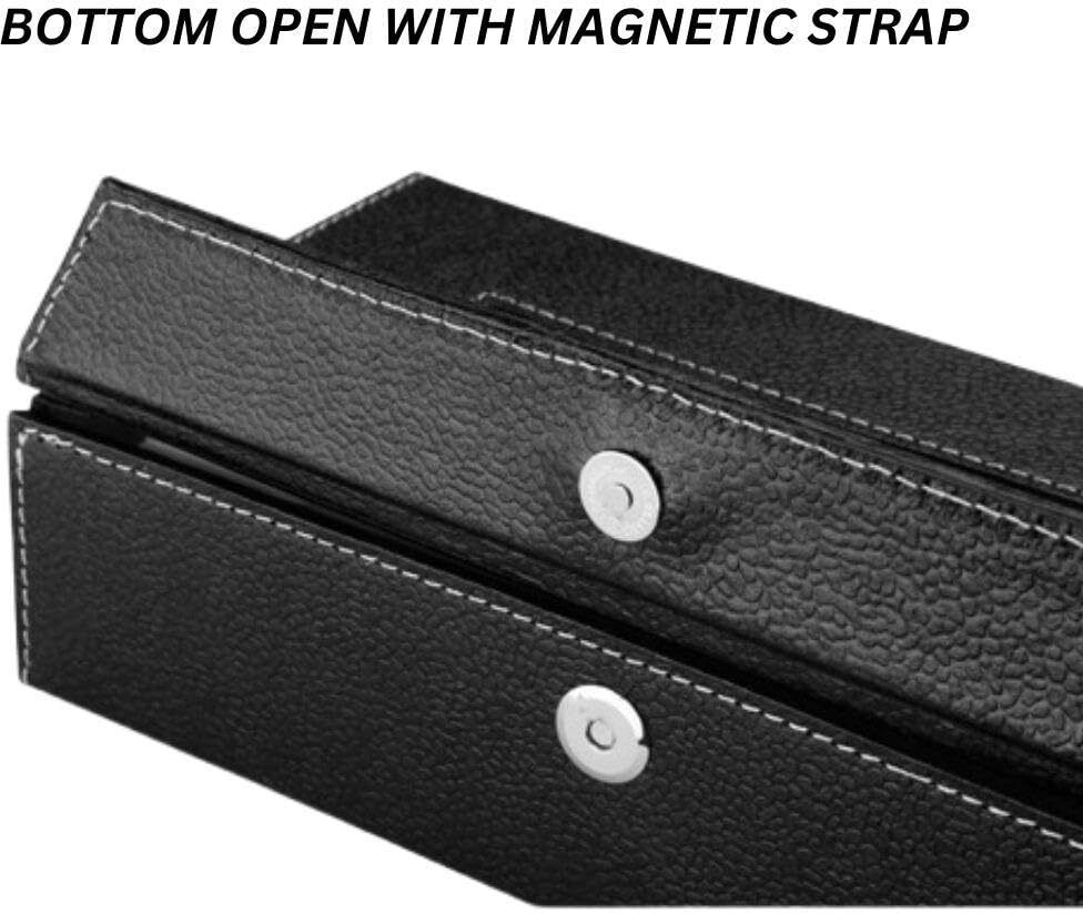 4uonly Tissue Holder for Office, Car and Home, Black and Beige MX18 Vehicle Tissue Dispenser-picture-24