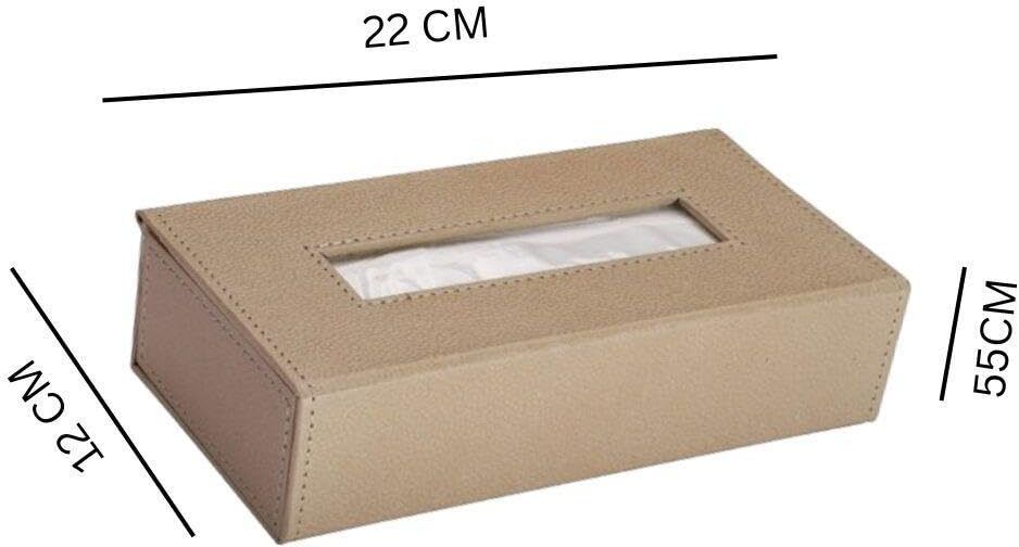 czech Tissue Holder for Office, Car and Home, Black and Beige MX25 Vehicle Tissue Dispenser-picture-2