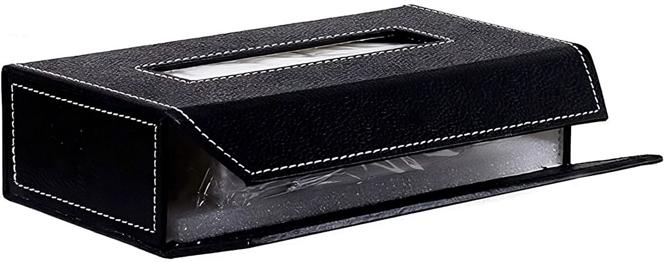techel Tissue Holder for Office, Car and Home, Black and Beige MX10 Vehicle Tissue Dispenser-picture-27