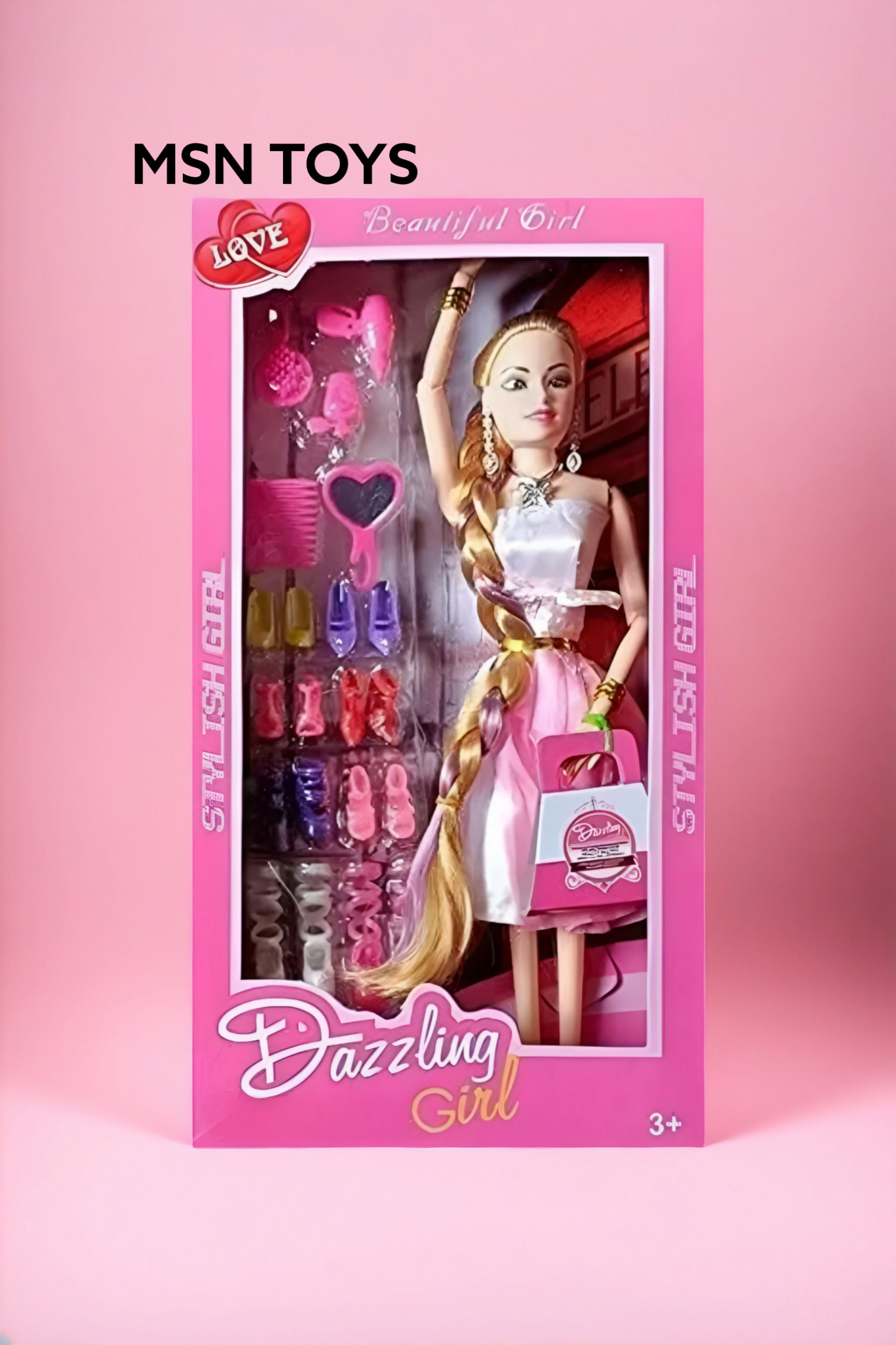 A6Doll Beautiful Fashion Doll with Movable Hands and beautiful hair Z5