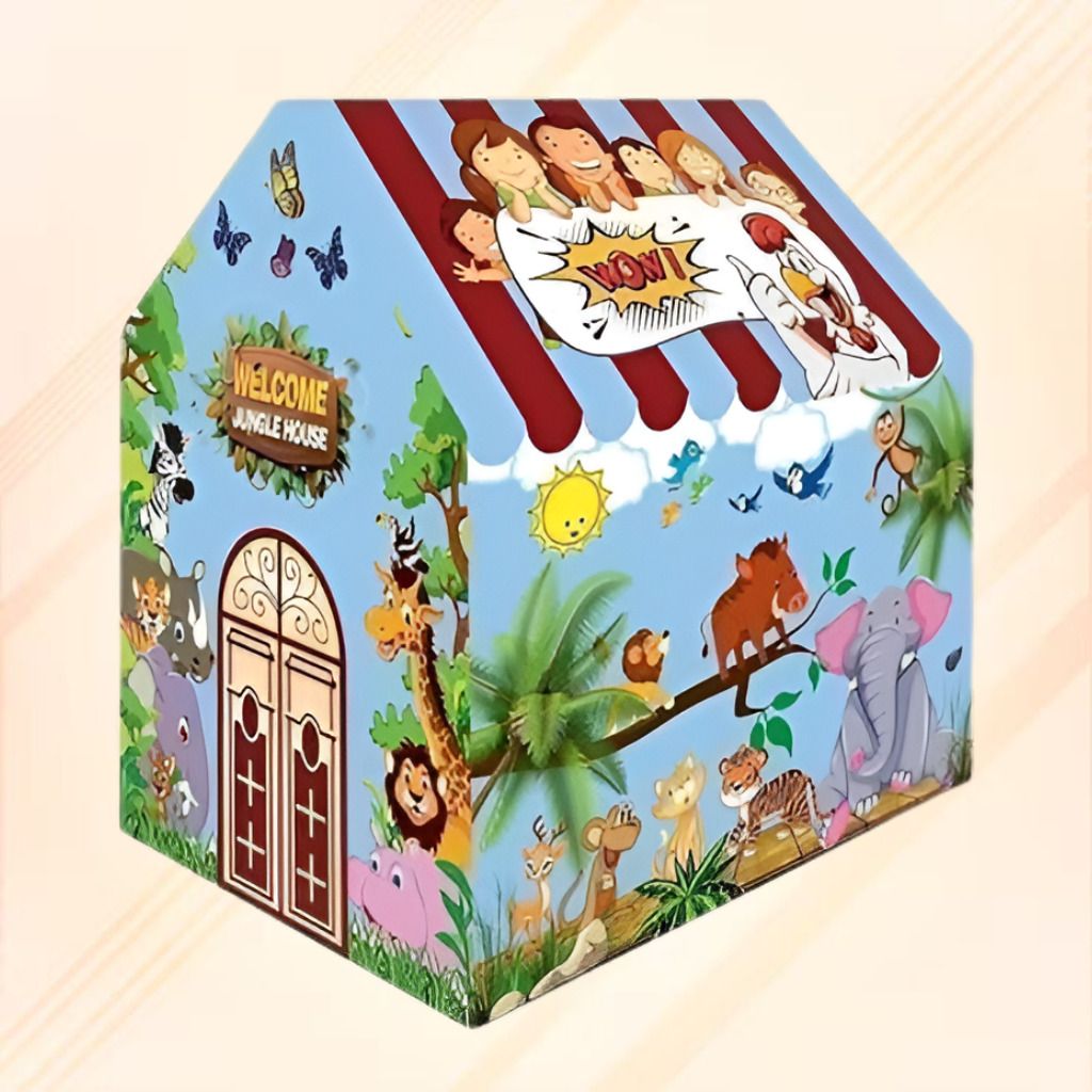 Jungle Animal Theme Play Tent for Children-image-11