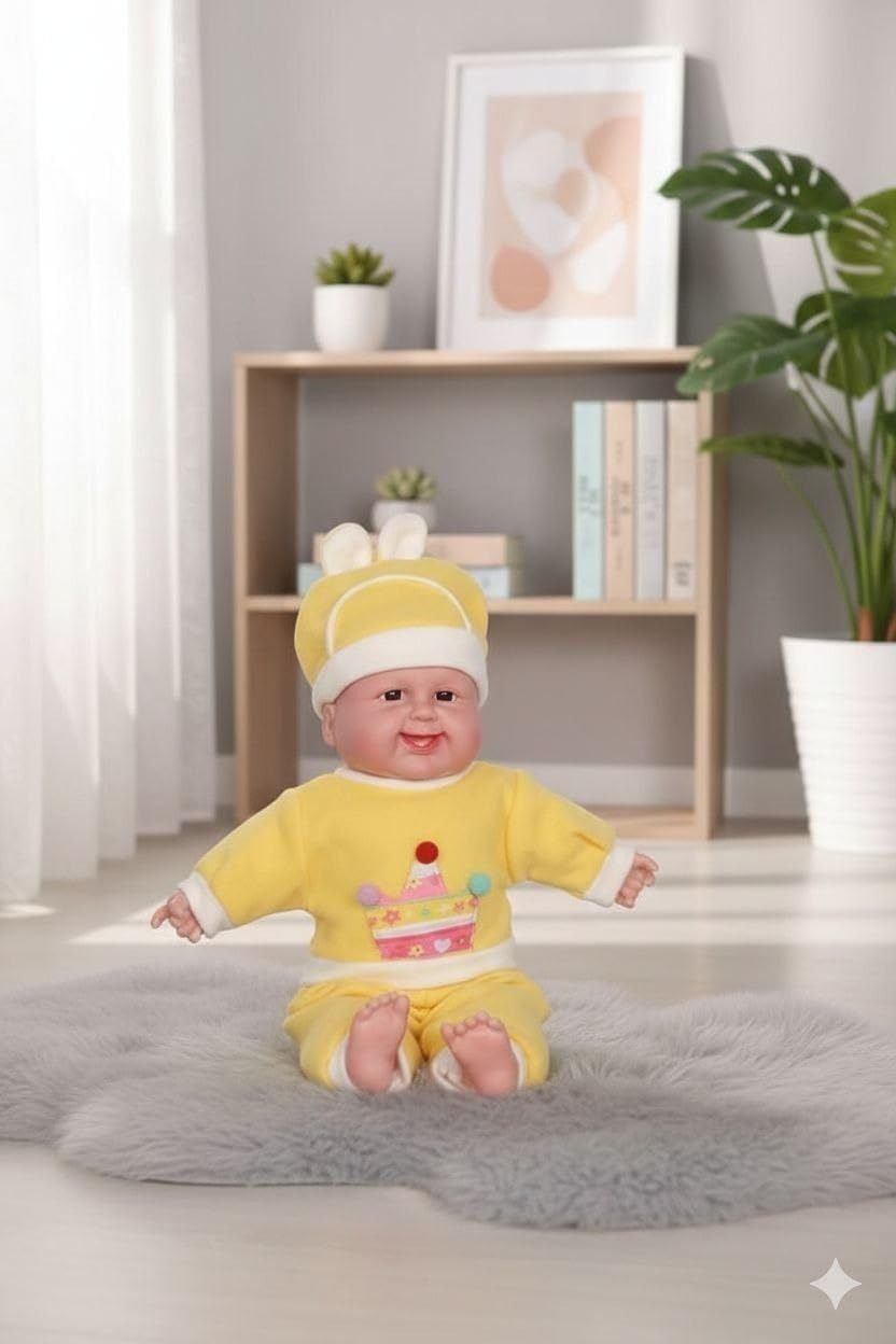 New Musical Baby Doll Laughing Boy Stuffed Soft Plush Toy Press and Play Talking-image-36