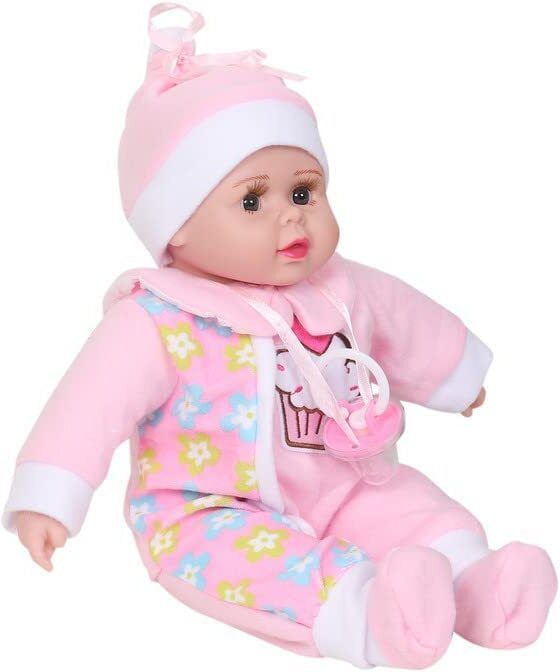 New Laughing Boy Stuffed Soft Plush Toy Press and Play Talking Baby Doll-image-46