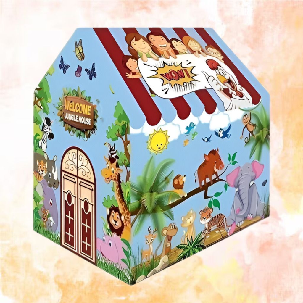 kidsdreams Jungle Retreat Play Tent for Boys and Girls-picture-33