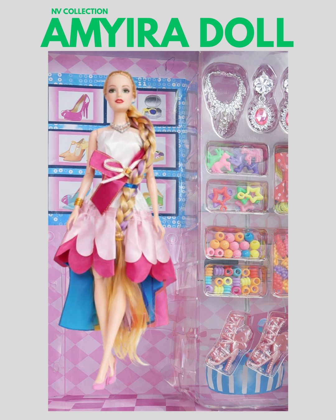 ctc creation Amayira Baby Doll Fun Toy Set with Matching Accessories-picture-43