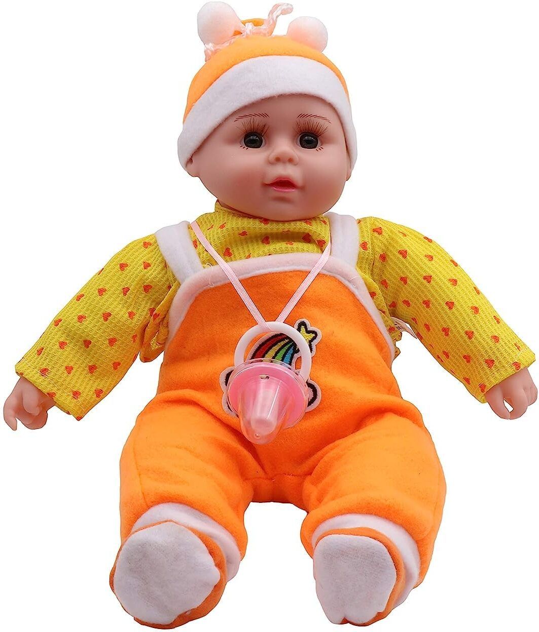 New Soft Plush Musical(Nipple) Baby Doll Laughing Press Tummy Play-image-44