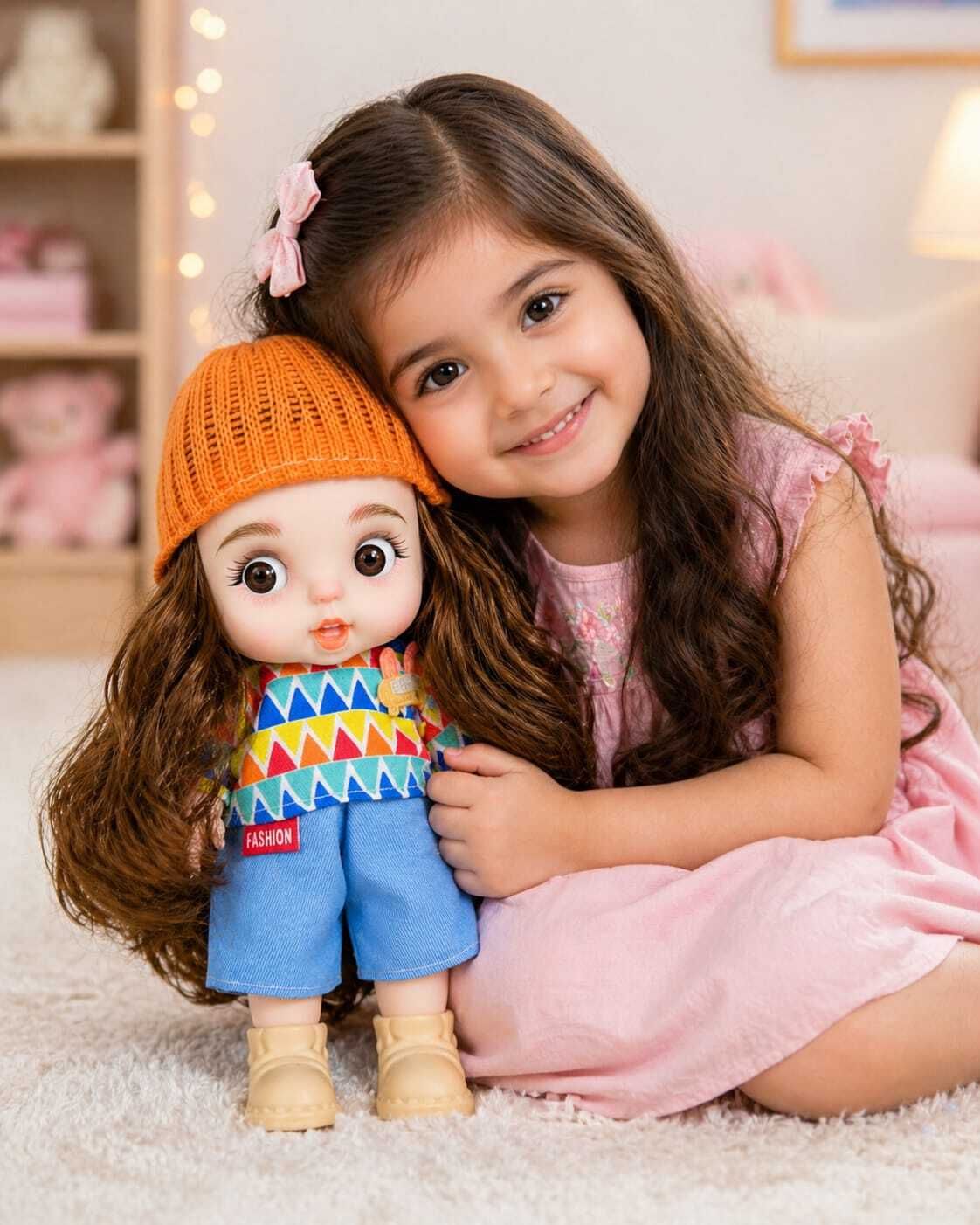 navrangi Big-eyes Cute Girl Doll-picture-33