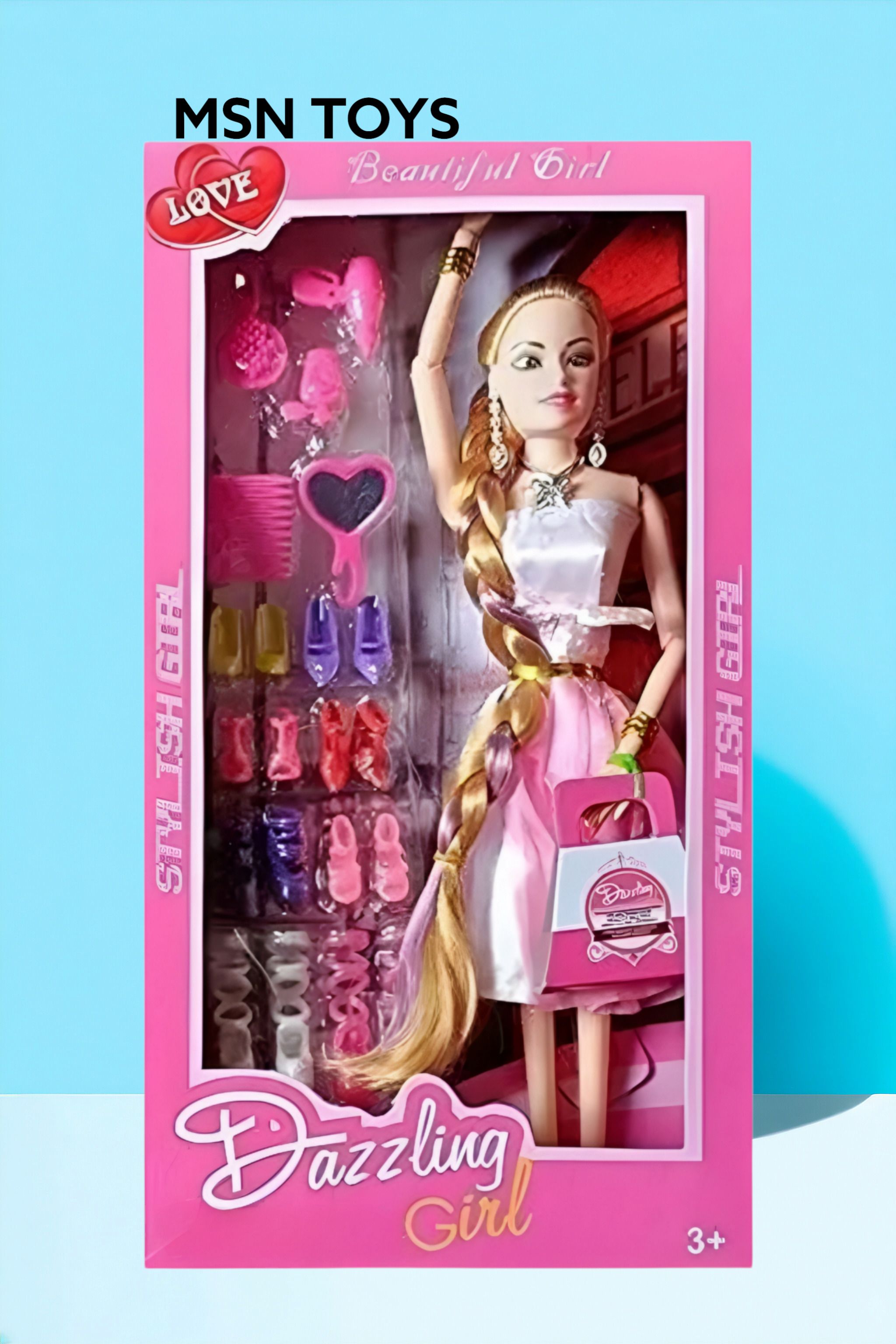 A6Doll Beautiful Fashion Doll with Movable Hands and beautiful hair Z11