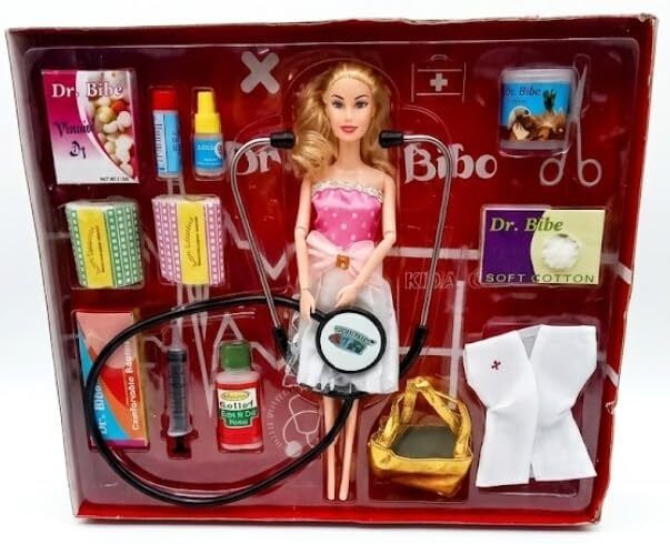 New Doctor Doll playset for Kids dr Mona with First aid kit-image-13