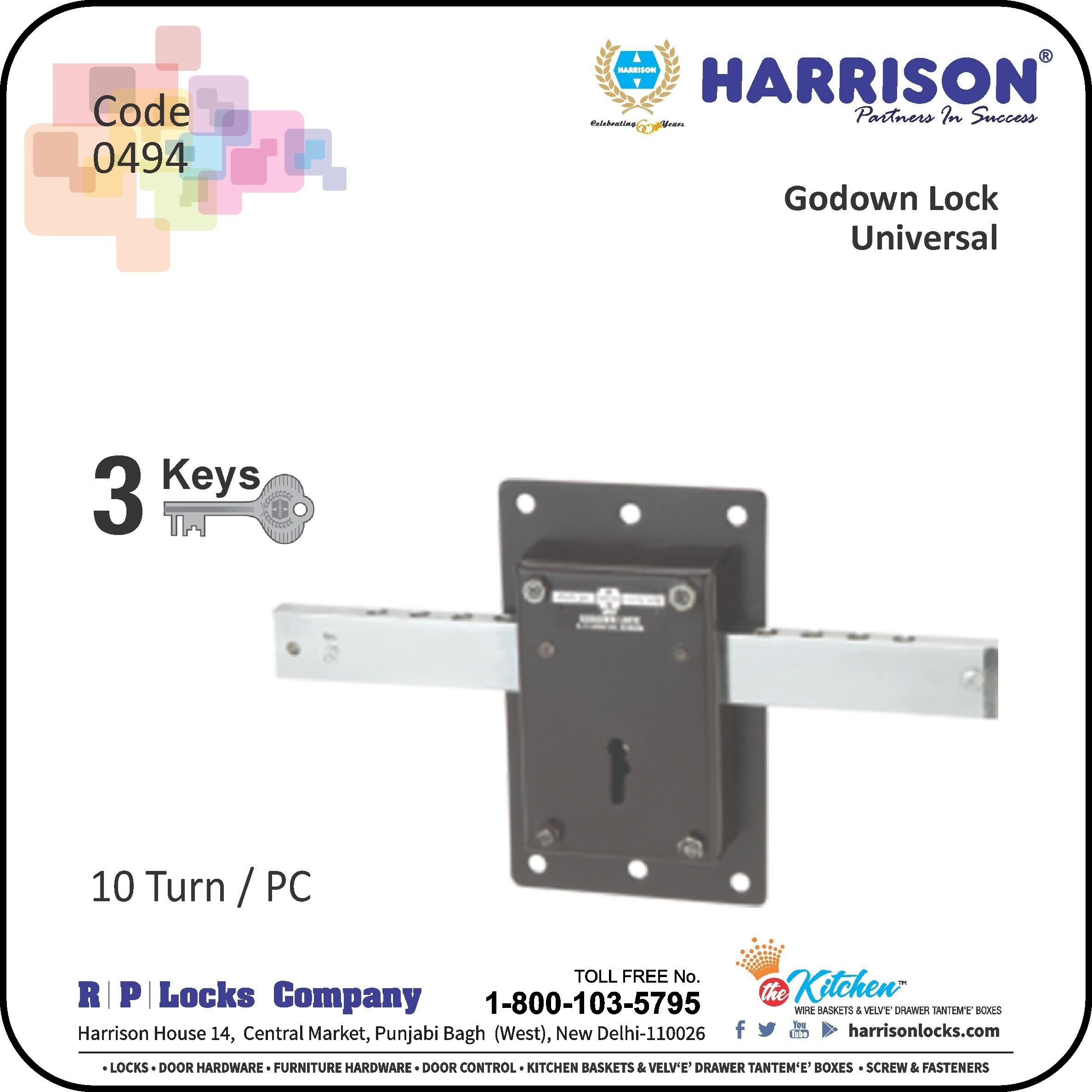 harrison Stainless Steel, Iron Polished Smart Lock-picture-24