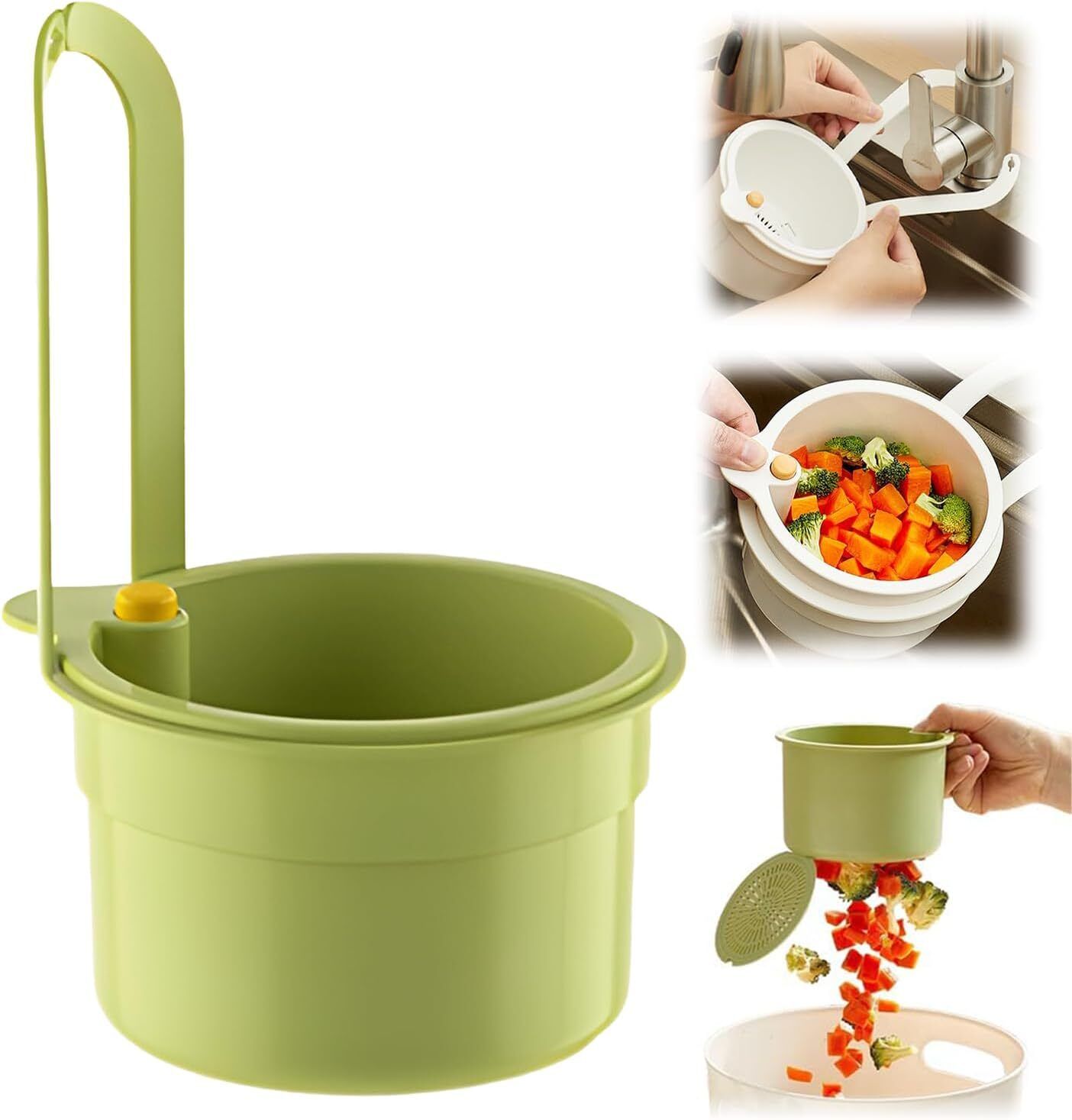aannie Basin Plastic Push Down Strainer-picture-16