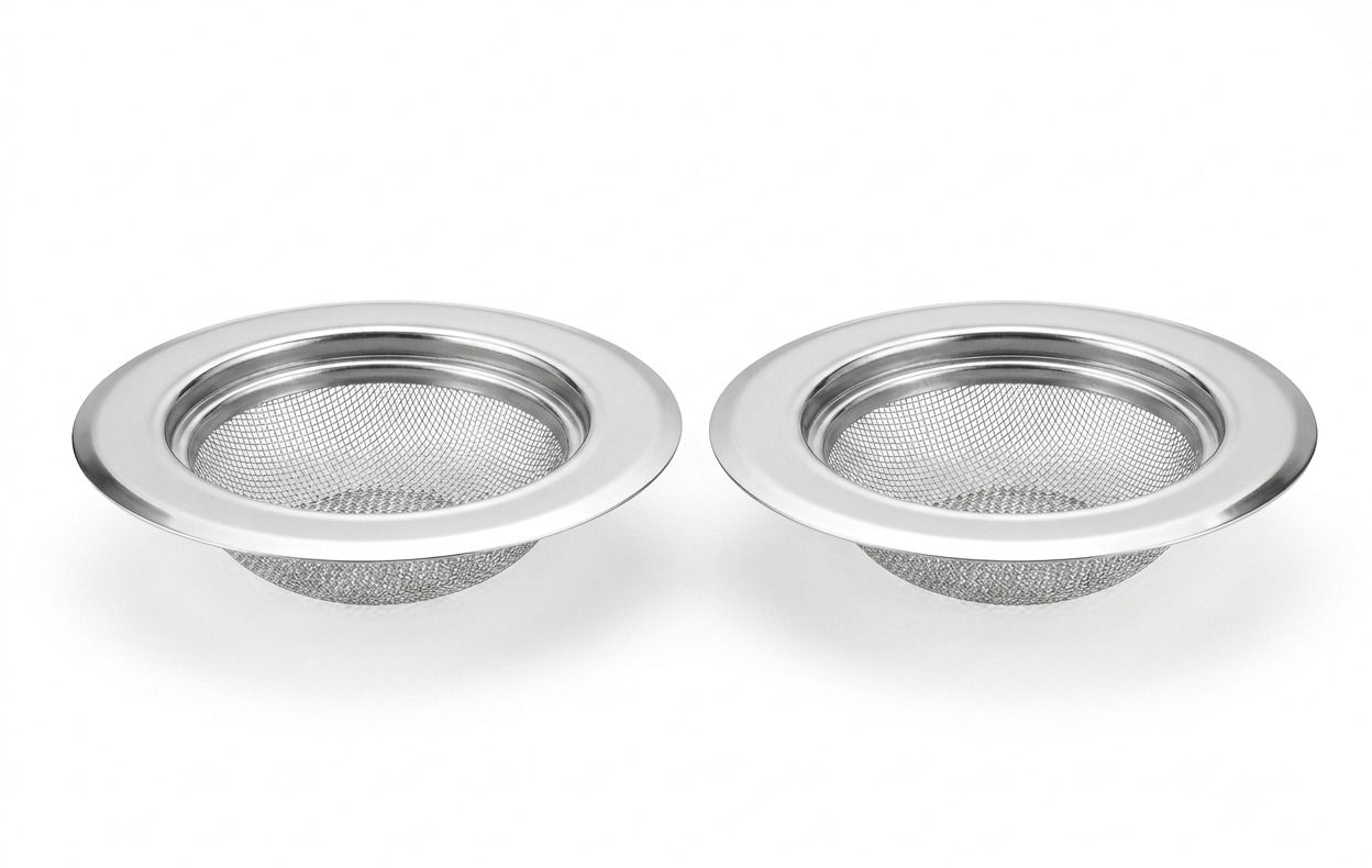 kitchwish Kitchen Sink, Basin Stainless Steel Pop-Up Strainer-picture-48
