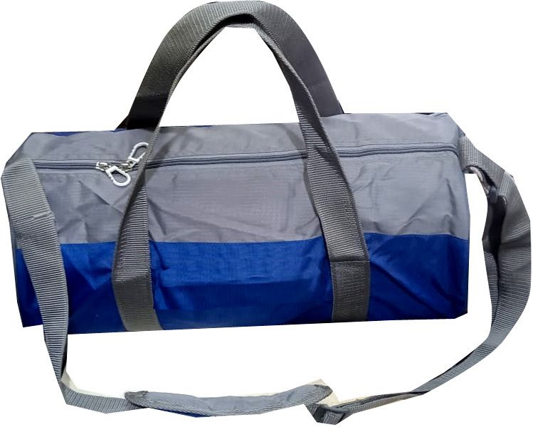 15 L Hand Duffel Bag - Navy blue, grey colourblocked duffel bag - Multicolor - Regular Capacity-image-32