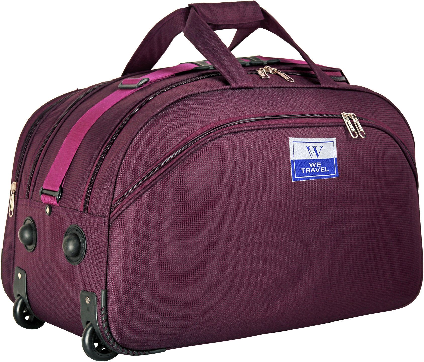 66 L Strolley Duffel Bag - 146587918 - Purple - Large Capacity-image-35