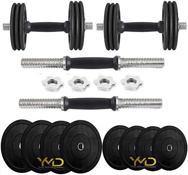 wwar 0.9 kg Home Gym Set, Set, Plates 2.5KGX4 + 5KGX4 Home Gym Combo-picture-28