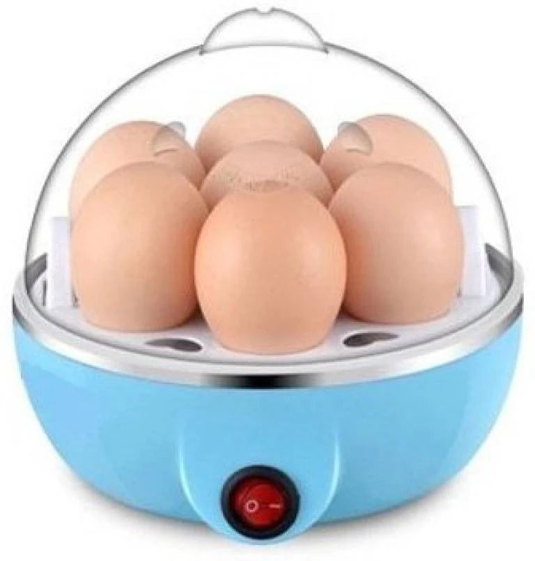 Electric Egg Boiler Poacher - Compact, Stylish 7 Egg Cooker Egg Cooker