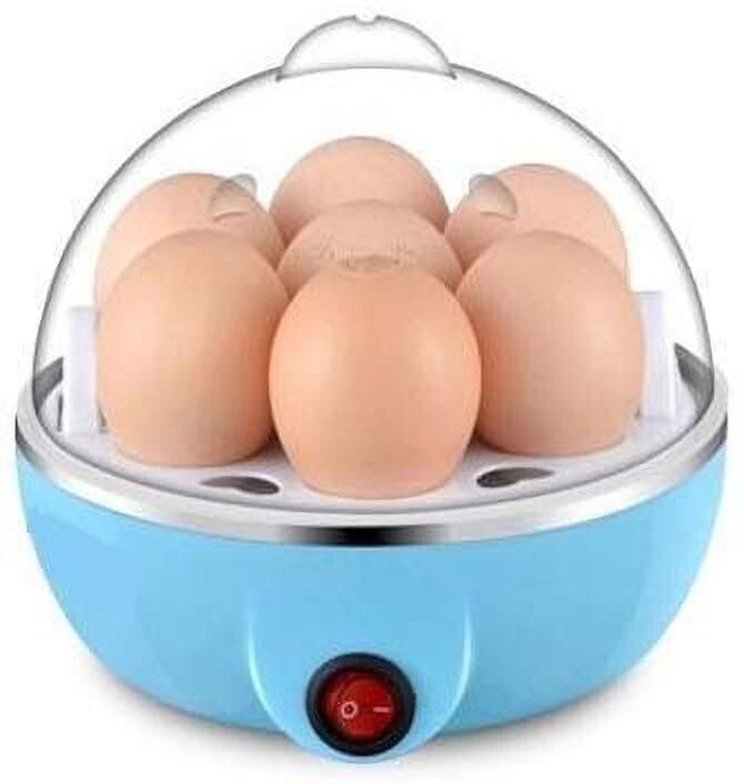 Plastic 7 Egg Boiler Home Machine with Tray 01 Egg Cooker-image-24