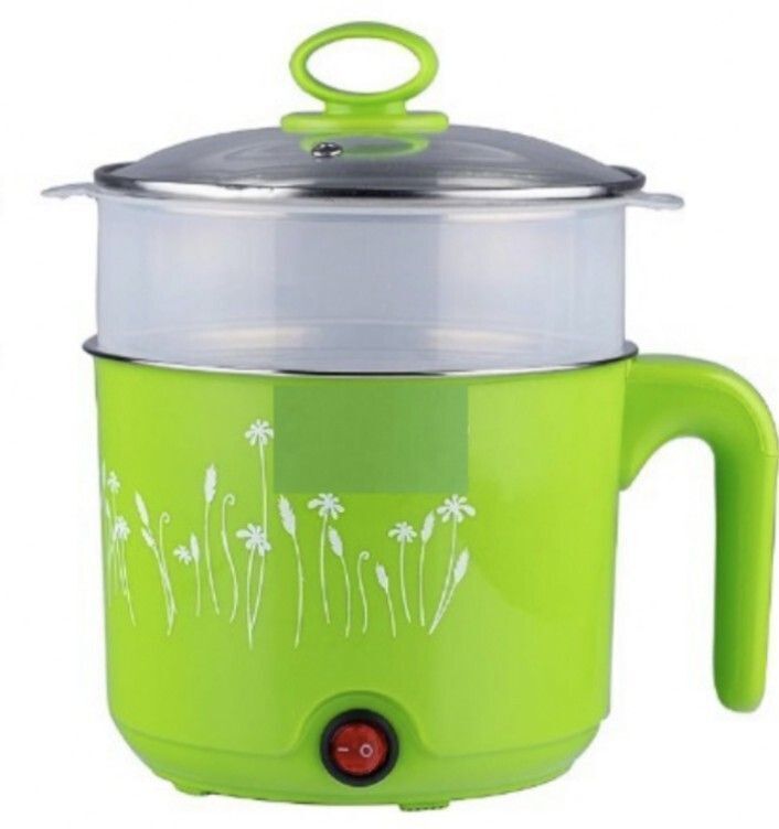 Electric Multi Cooker Kettle with Concealed Base Multifunction Egg Cooker, Egg Boiler, Travel Cooker, Rice Cooker-image-0