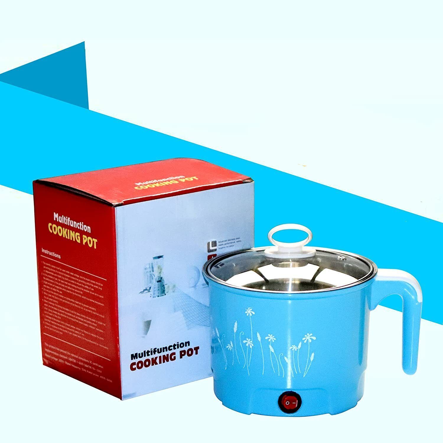 radhe Food Steamer, Egg Boiler, Travel Cooker (1.5 L, Blue) Egg Cooker-picture-11