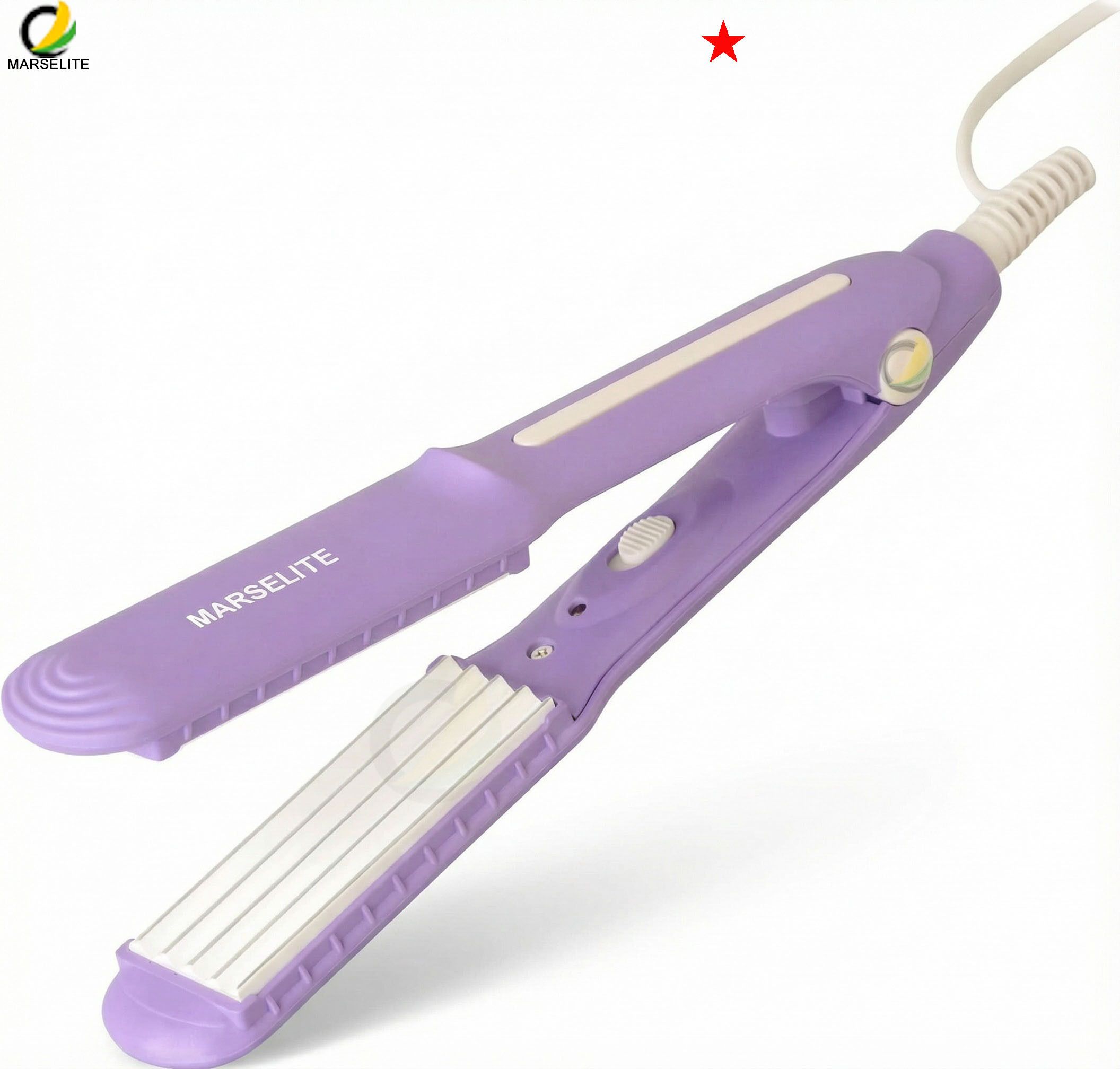 MARSELITE Mini Hair Crimper for Travel Friendly Styling Electric Hair Styler-image-48
