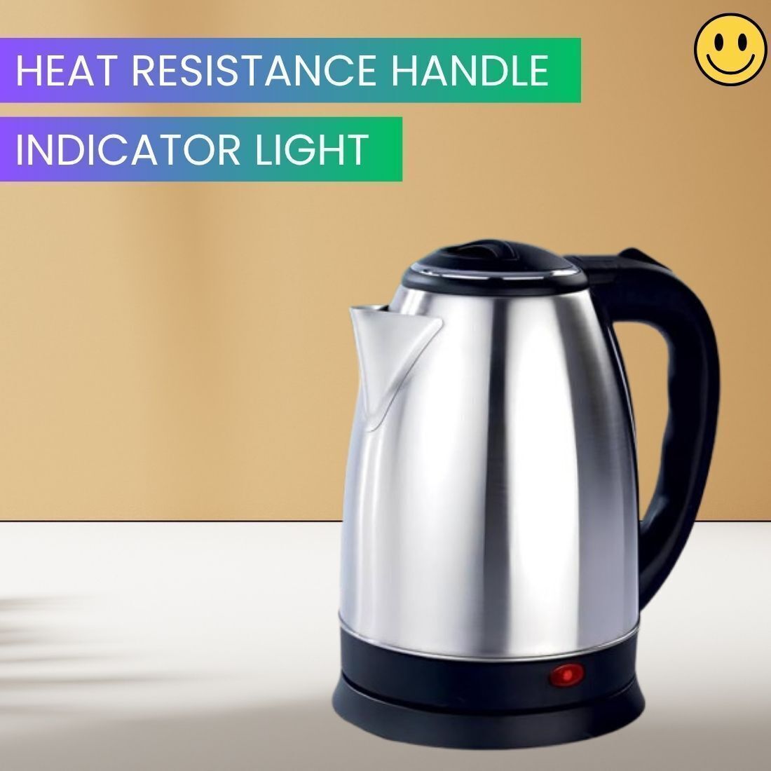 Electric Kettle With Stainless Steel Body 2 Litre for Boiling Water & coffeeA349 Electric Kettle-image-36