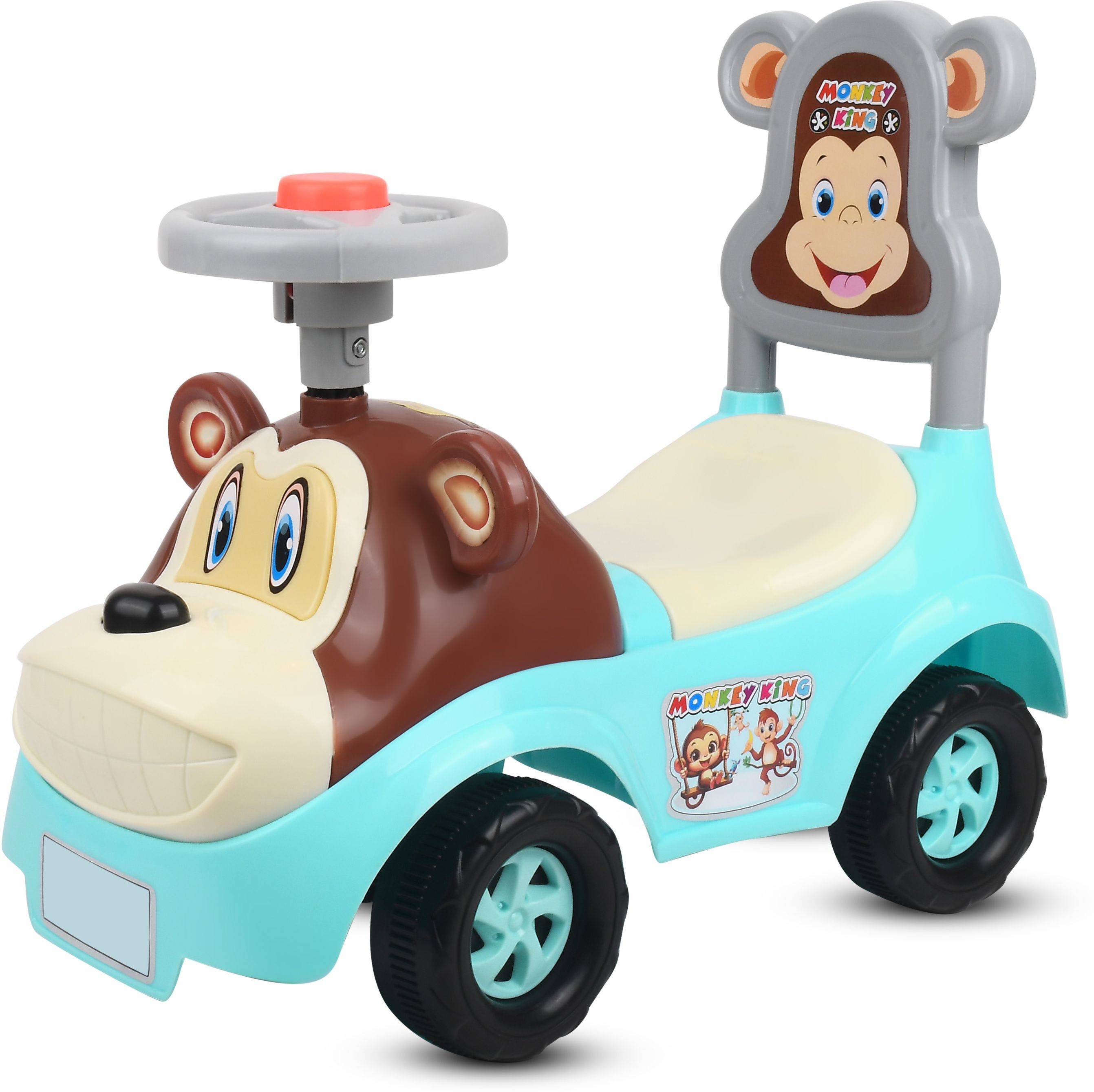 baby tone Rideons & Wagons Non Battery Operated Ride On (Multicolor) Rideons & Wagons Car Non Battery Operated Ride On-picture-22