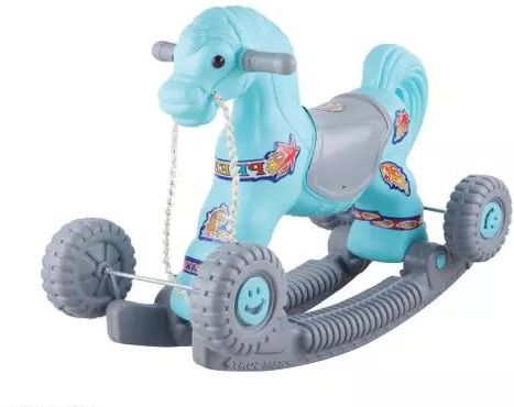 2 in 1 Horse Rider Rocker for Kids 1-3 Years Birthday Gift for Kids/Boys/Girls Rideons & Wagons Non Battery Operated Ride On-image-10