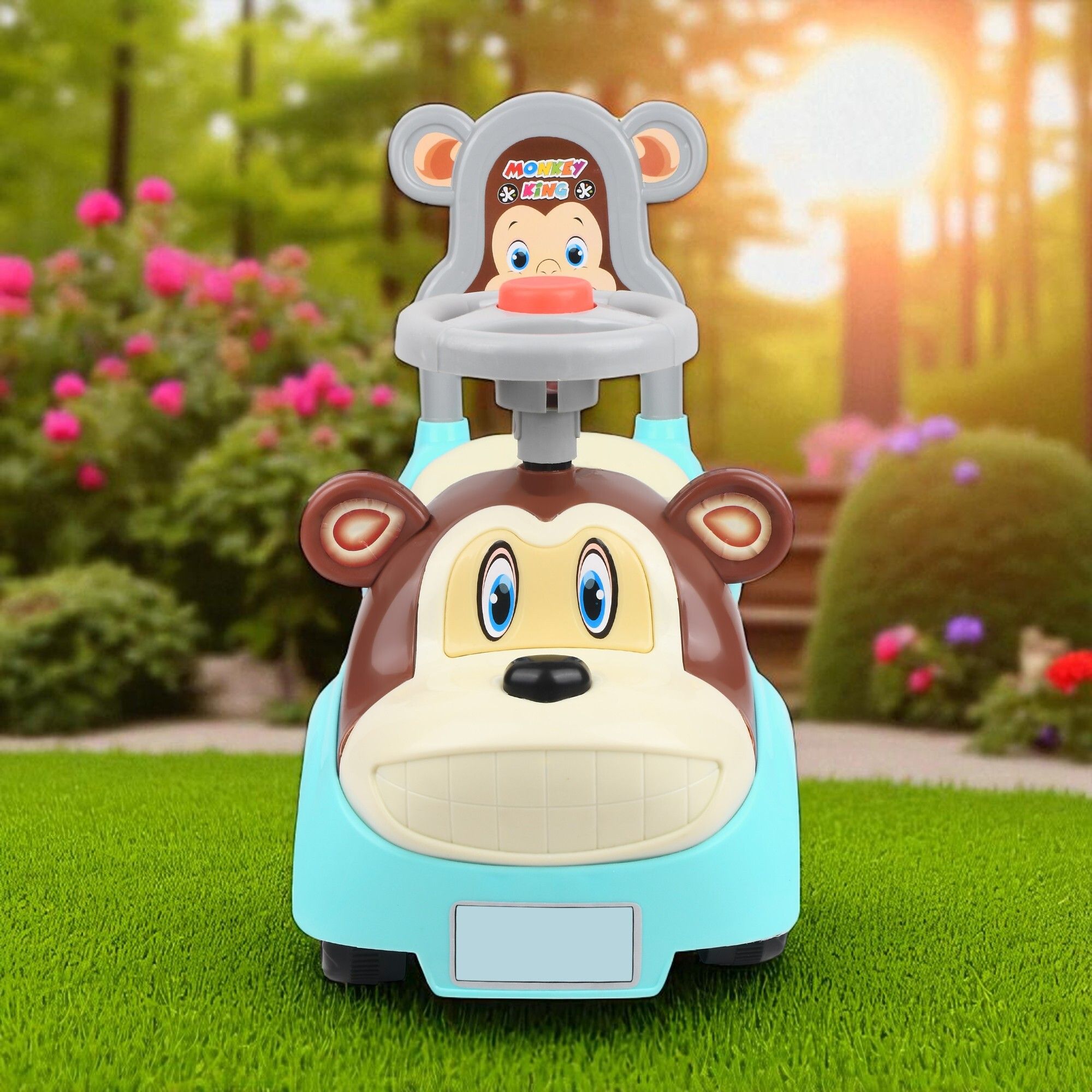 BEST QUALITY KIDS RIDEON CAR, PARENTAL HANDLE, MUSIC, SAFETY RINGS, FOOTREST-image-32