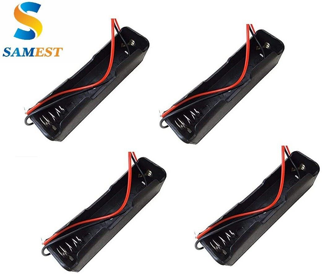 samest 1 x 18650 Single Cell Lithium Battery Holder - for 3.7V li-ion - (Pack of 4) Electronic Components Electronic Hobby Kit-picture-16