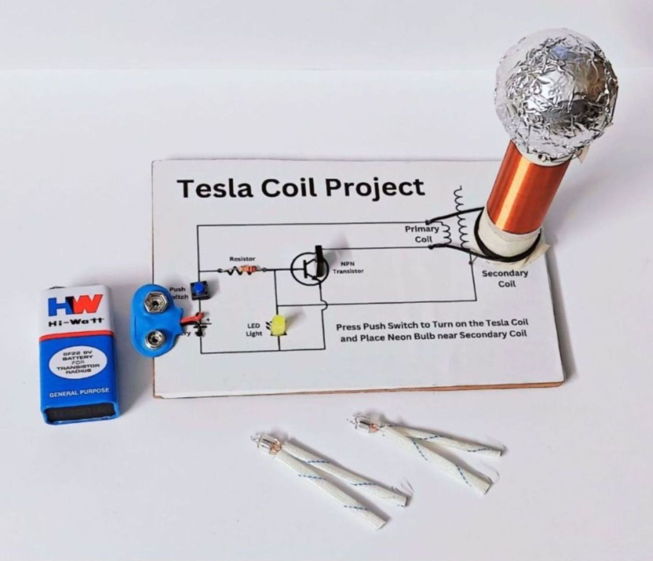 Electric Generator Working Model Tesla Coil Project Class 12, 10 Students-image-15