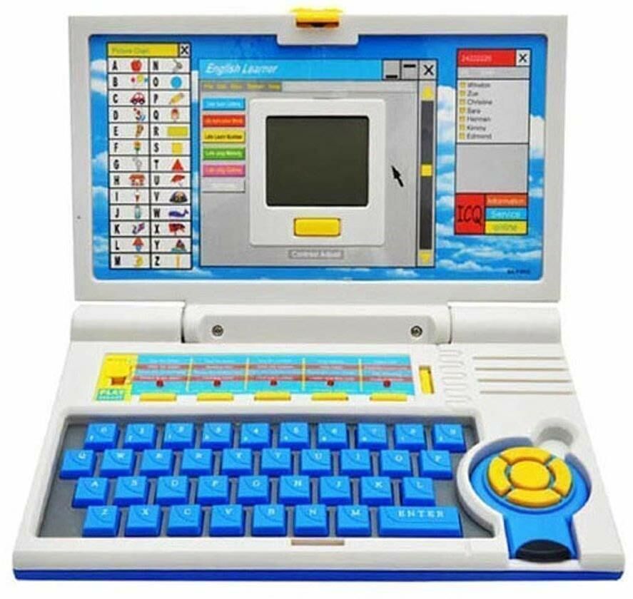 Kids Fun English Learner Educational Laptop for 20 Fun Activities