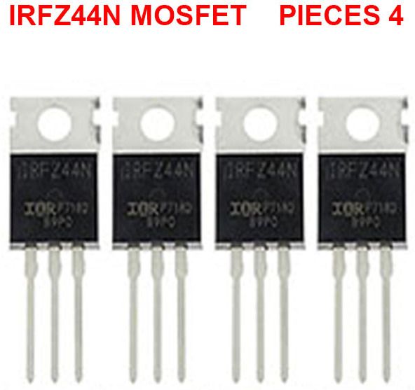 elph 4 Pieces N-Channel IRFZ44N MOSFET Transistor ESD Rated TO-220 49A 55V 3 Pin Electronic Components Electronic Hobby Kit-picture-21