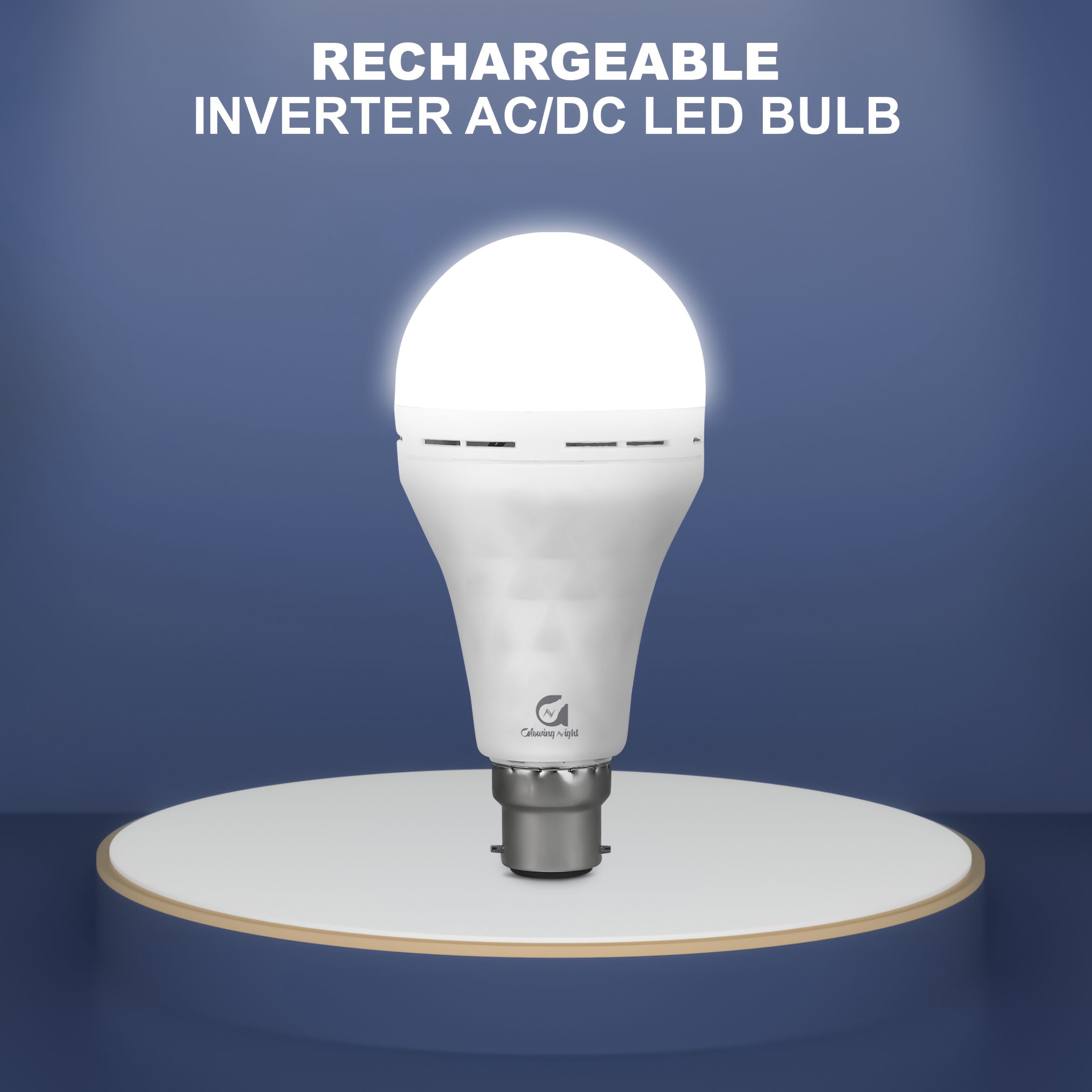 12W LED AC/DC Inverter Bulb with Integrated Battery for Backup and Flicker-Free 2 hrs Bulb Emergency Light-image-35