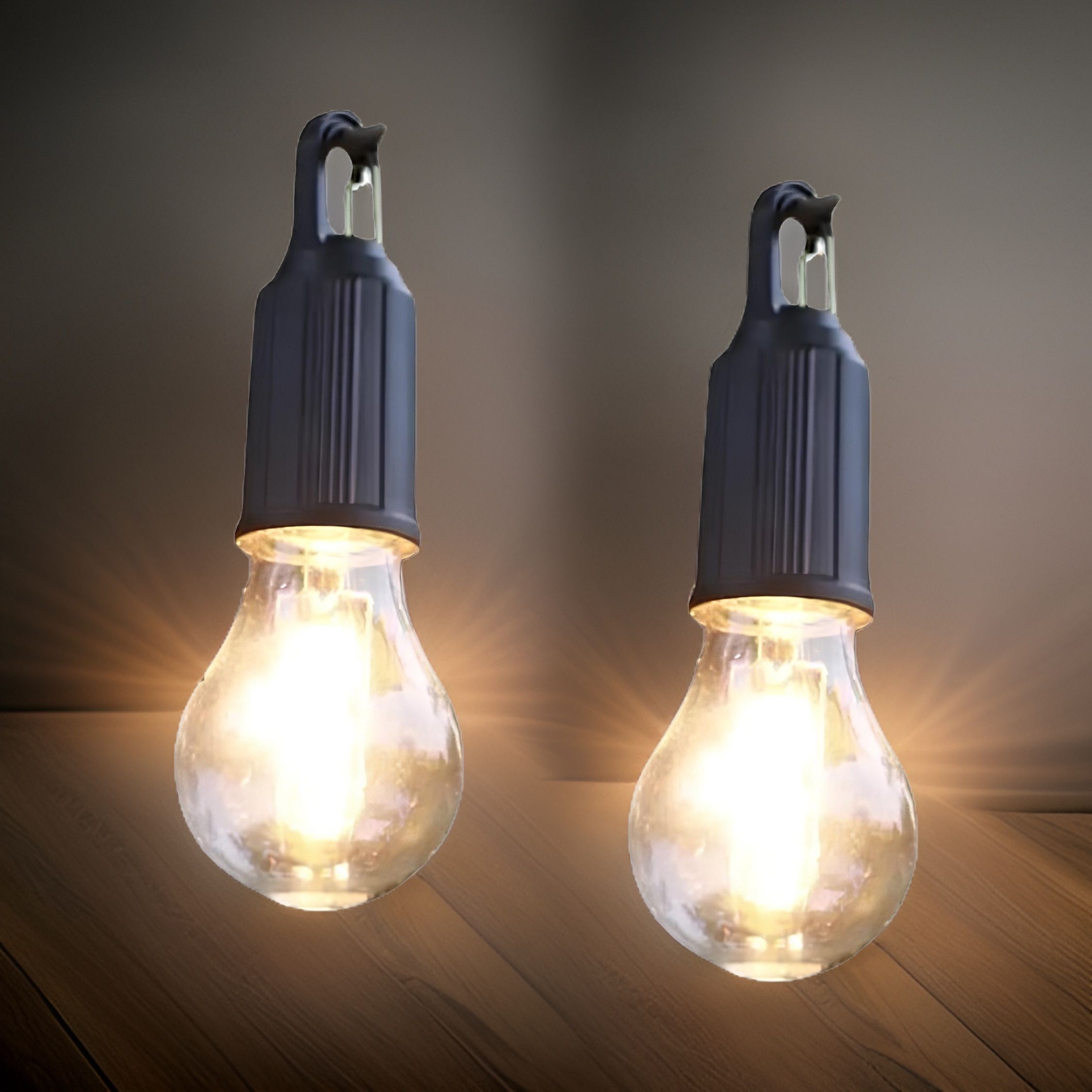 Pack of 2: Rechargeable LED Camping Lanterns for Emergencies & Outdoor v3 5 hrs Bulb Emergency Light-image-46